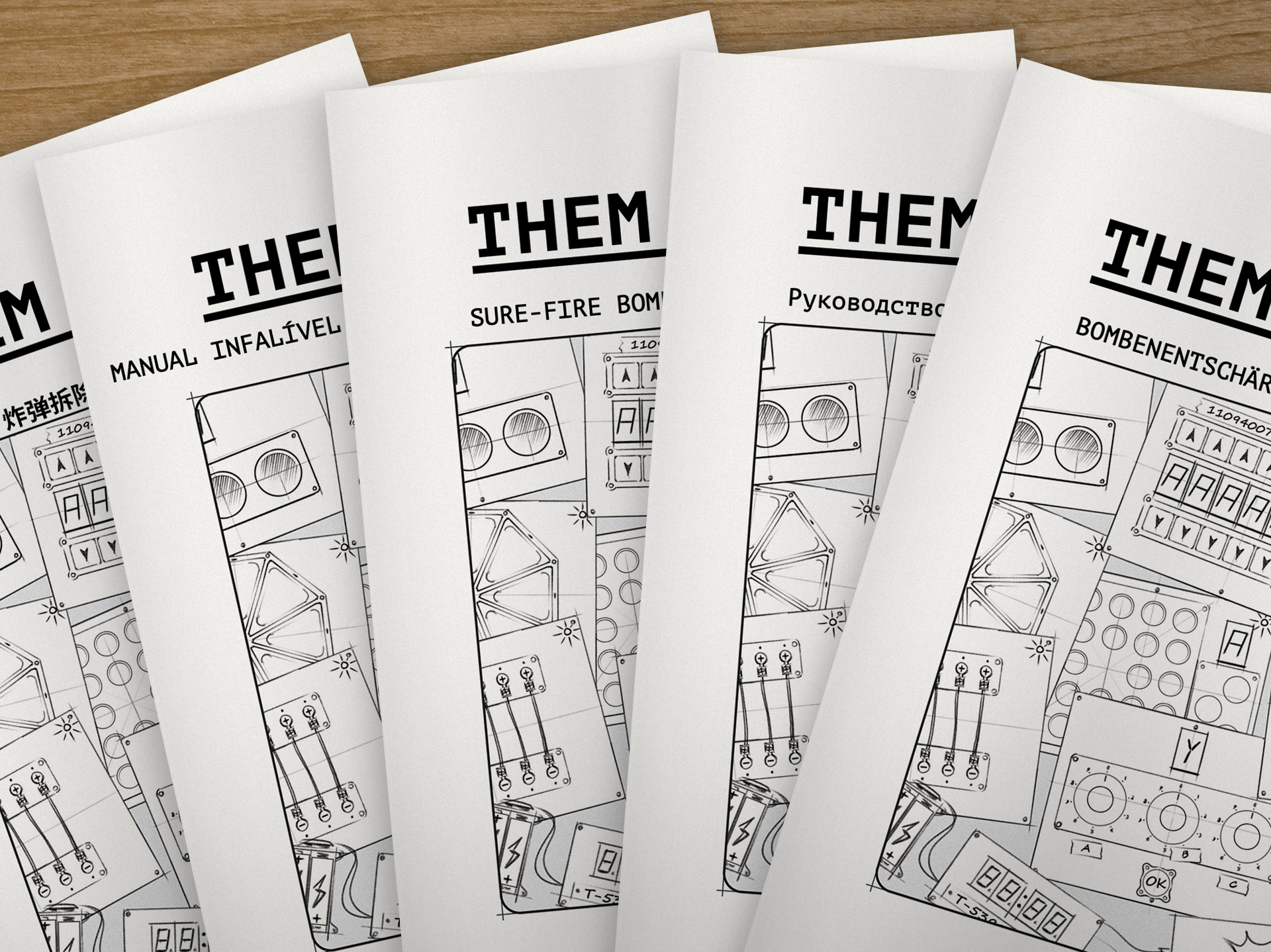 Them Bombs manual versions
